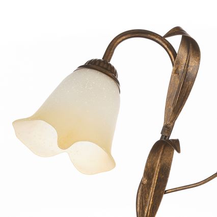ONLI - Plafón LUCREZIA 3xE14/6W/230V bronce