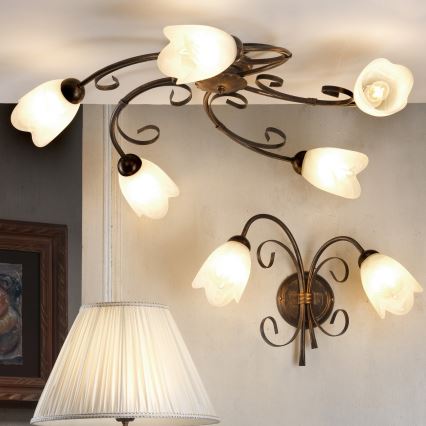 ONLI - Plafón ODINO 5xE14/6W/230V