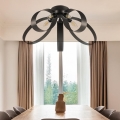 ONLI - Plafón SERENA 5xE14/6W/230V negro