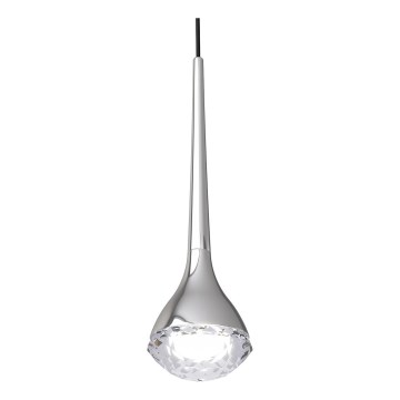 Open Design OR80322 - Lámpara LED colgante con cable CRIMA LED/7W/230V cromo brillante