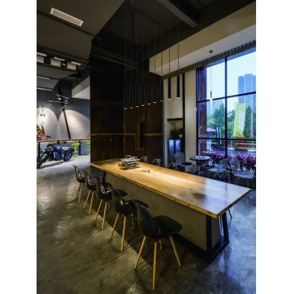 Open Design OR80803 - Lámpara colgante de cable SLIMI 1xG9/3,5W/230V negra