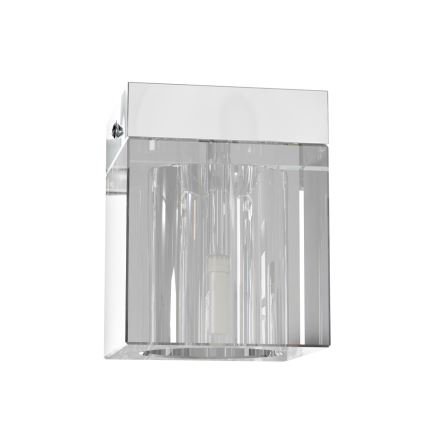 Open Design OR81039 - Foco orientable CUBO 1xG9/8W/230V cristal transparente/cromo brillante