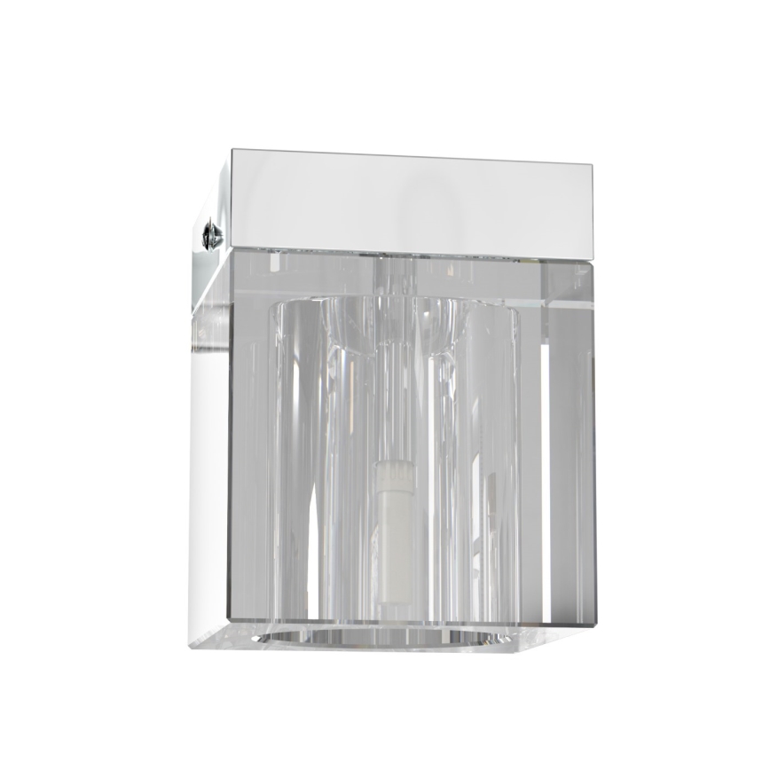 Open Design OR81039 - Foco orientable CUBO 1xG9/8W/230V cristal transparente/cromo brillante