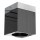 Open Design OR81046 - Foco orientable CUBO 1xG9/8W/230V negro/cromo brillante