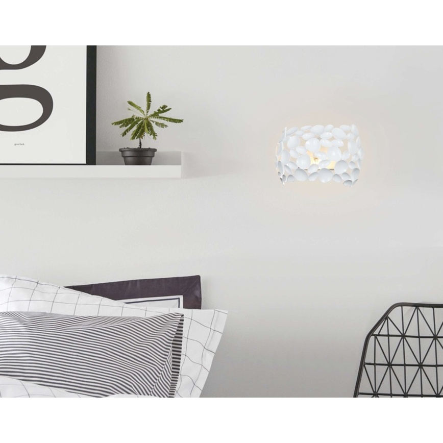 Open Design OR81466 - Aplique de pared CARERA 1xG9/7W/230V blanco