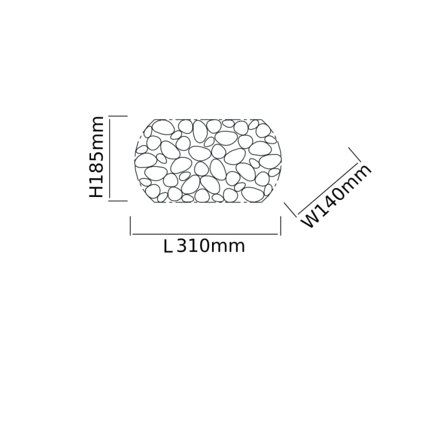 Open Design OR81473 - Aplique de pared CARERA 1xG9/7W/230V cromado brillante