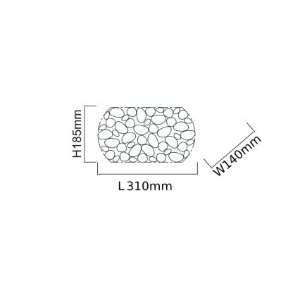 Open Design OR81480 - Aplique de pared CARERA 1xG9/7W/230V oro rosa