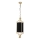 Open Design OR84108 - Lámpara colgante con cadena LUNGA 1xE27/15W/230V oro/negro