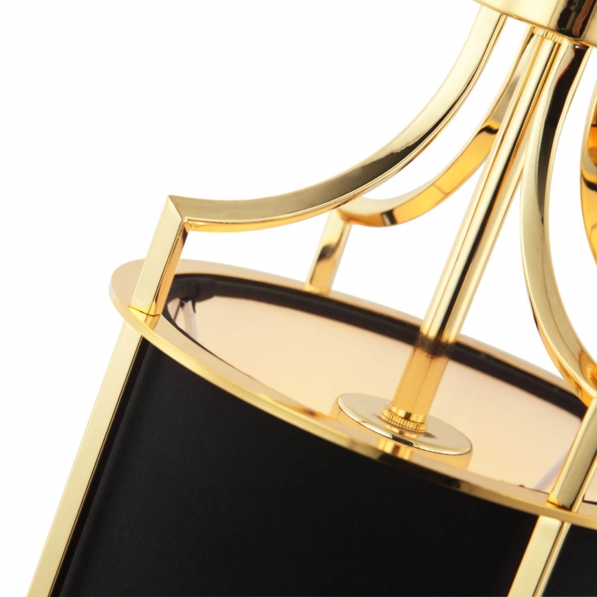 Open Design OR84108 - Lámpara colgante con cadena LUNGA 1xE27/15W/230V oro/negro