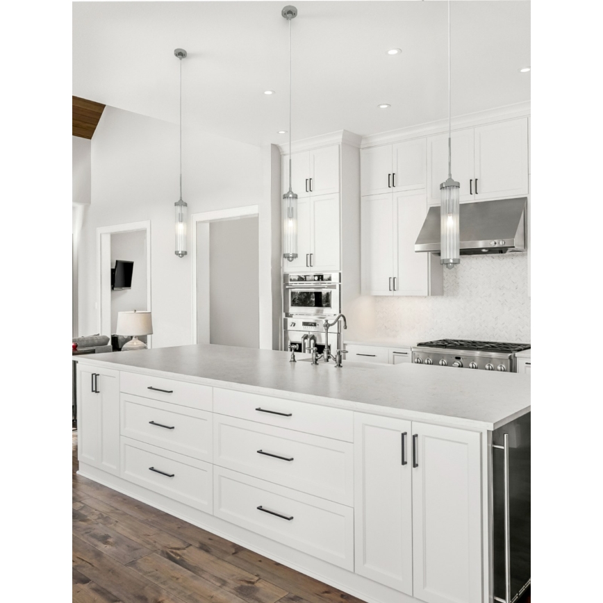 Open Design OR84351 - Lámpara colgante con cable FIATTO 1xE14/12W/230V acabado en cromo brillante