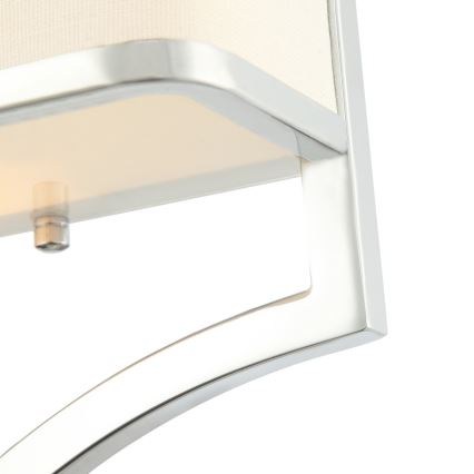 Open Design OR84504 - Aplique de pared GERDO 2xE14/12W/230V cromo brillante/blanco