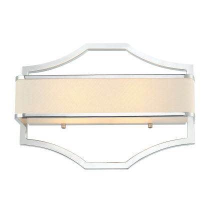 Open Design OR84504 - Aplique de pared GERDO 2xE14/12W/230V cromo brillante/blanco