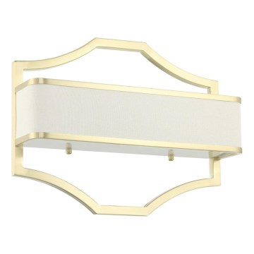 Open Design OR84511 - Aplique de pared GERDO 2xE14/12W/230V latón/blanco