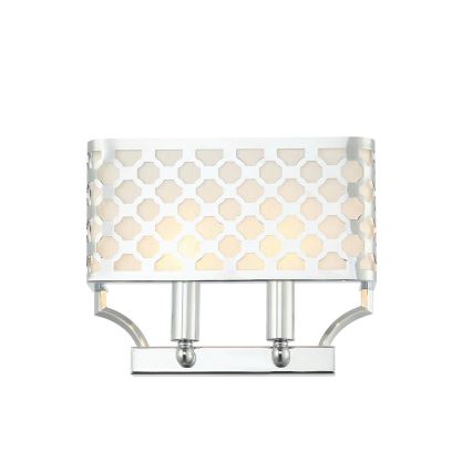 Open Design OR84597 - Aplique de pared VERNO 2xE14/12W/230V cromado brillante