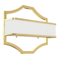 Open Design OR84832 - Aplique de pared GERDO 2xE14/12W/230V oro/blanco