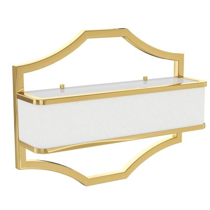 Open Design OR84832 - Aplique de pared GERDO 2xE14/12W/230V oro/blanco