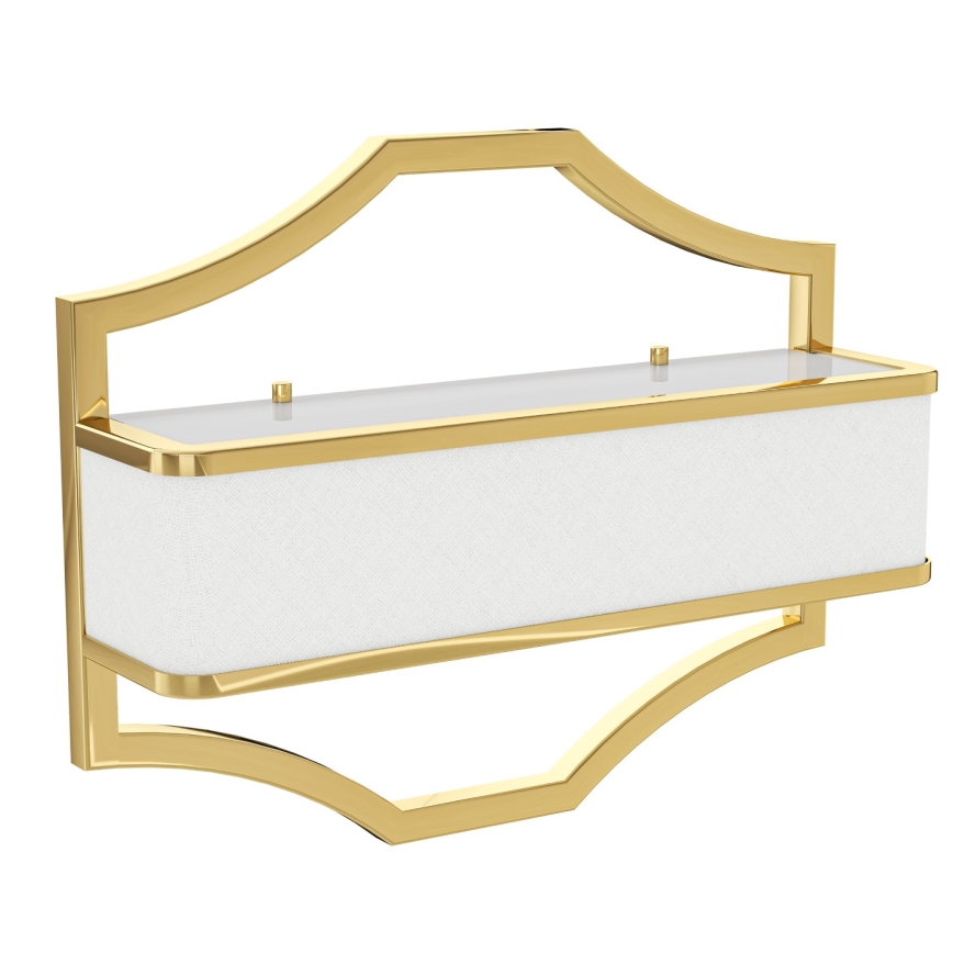 Open Design OR84832 - Aplique de pared GERDO 2xE14/12W/230V oro/blanco