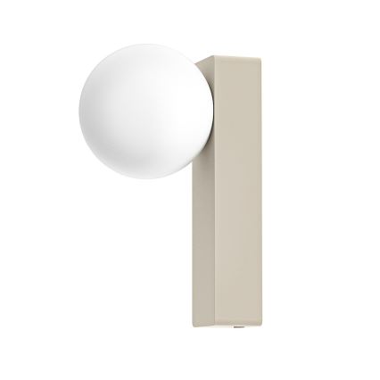Open Design OR85549 - Aplique de pared para baño BOLETTA 1xG9/8W/230V IP44 beige