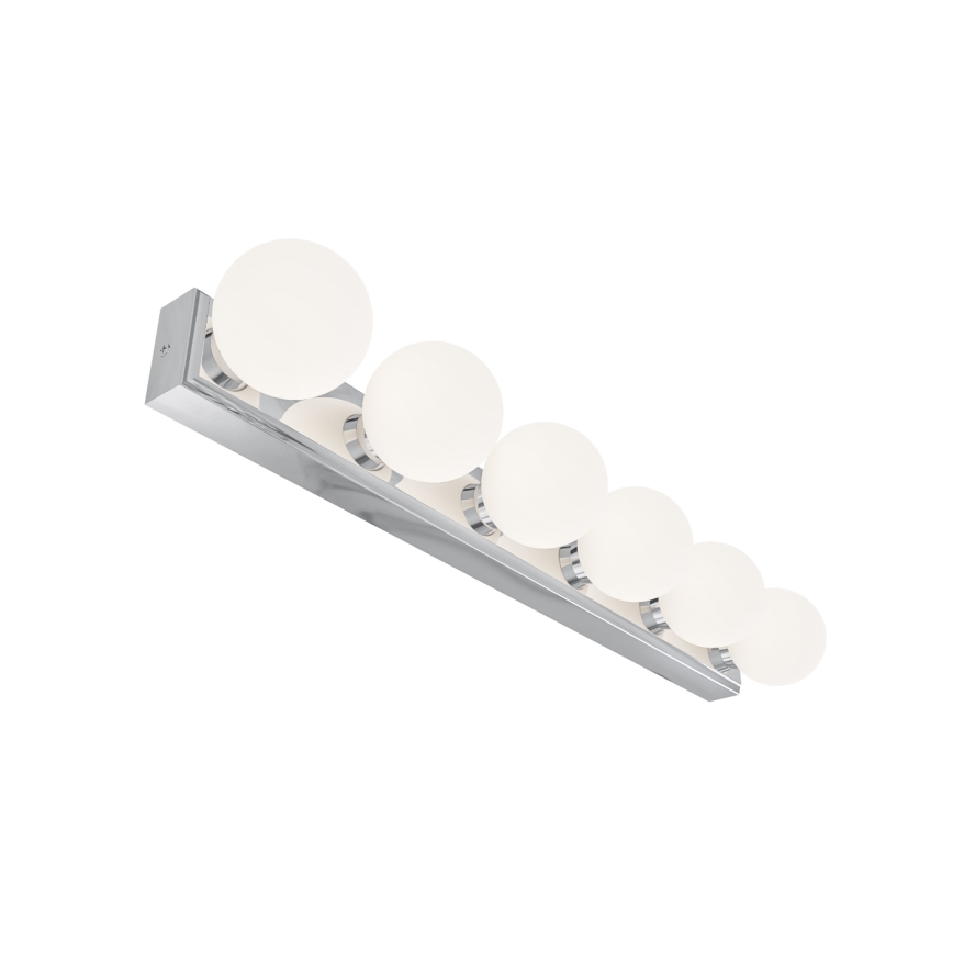 Open Design OR85693 - Aplique de pared para baño MERINO, 6xG9/8W/230V, 61 cm, IP44, cromo brillante