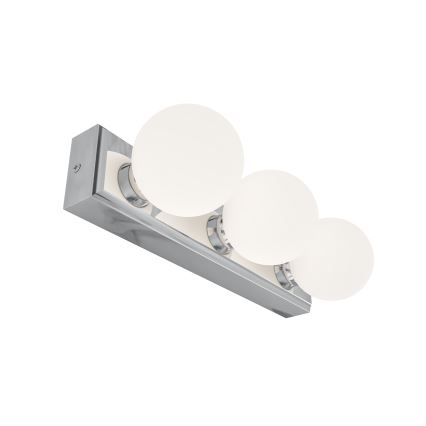 Open Design OR85709 - Aplique de pared para baño MERINO, 3x G9/8W/230V, 30 cm, IP44, acabado en cromo brillante