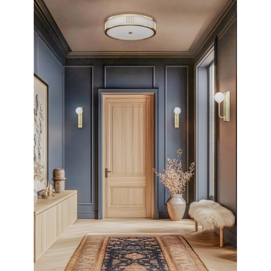 Open Design OR85761 - Lámpara de techo SANDRO 4xE14/12W/230V, diámetro 50 cm, latón