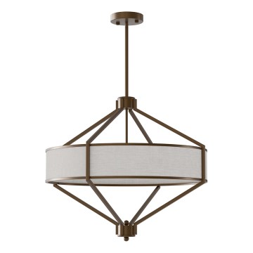 Open Design OR85846 - Lámpara colgante en varilla ZUNDO 4xE27/15W/230V marrón/beige