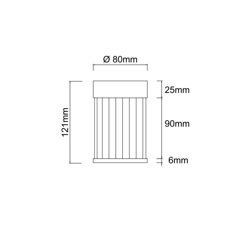 Open Design OR86072 - Foco direccional FIATTO 1xG9/8W/230V, cromo brillante