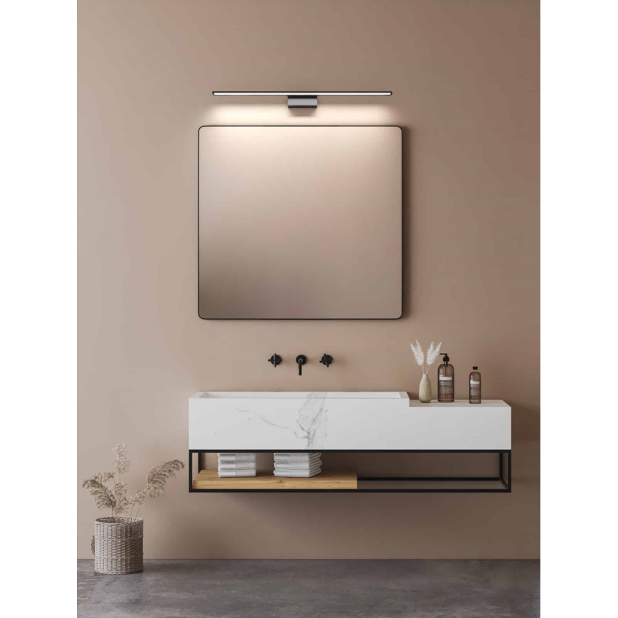 Open Design OR86133 - Iluminación LED para espejo de baño LUCE LED/11W/230V 3000/4500/6500K 61,5 cm IP44 negra