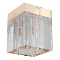 Open Design OR86188 - Foco CUBO 1xG9/8W/230V transparente/oro rosa