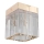 Open Design OR86188 - Foco CUBO 1xG9/8W/230V transparente/oro rosa
