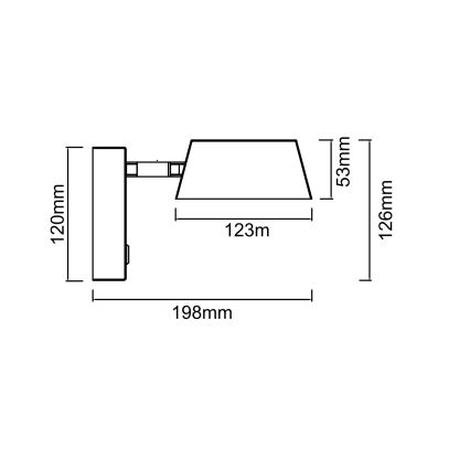 Open Design OR86539 - Aplique de pared LED TIMO LED/6W/230V 3000/4500/6500K latón