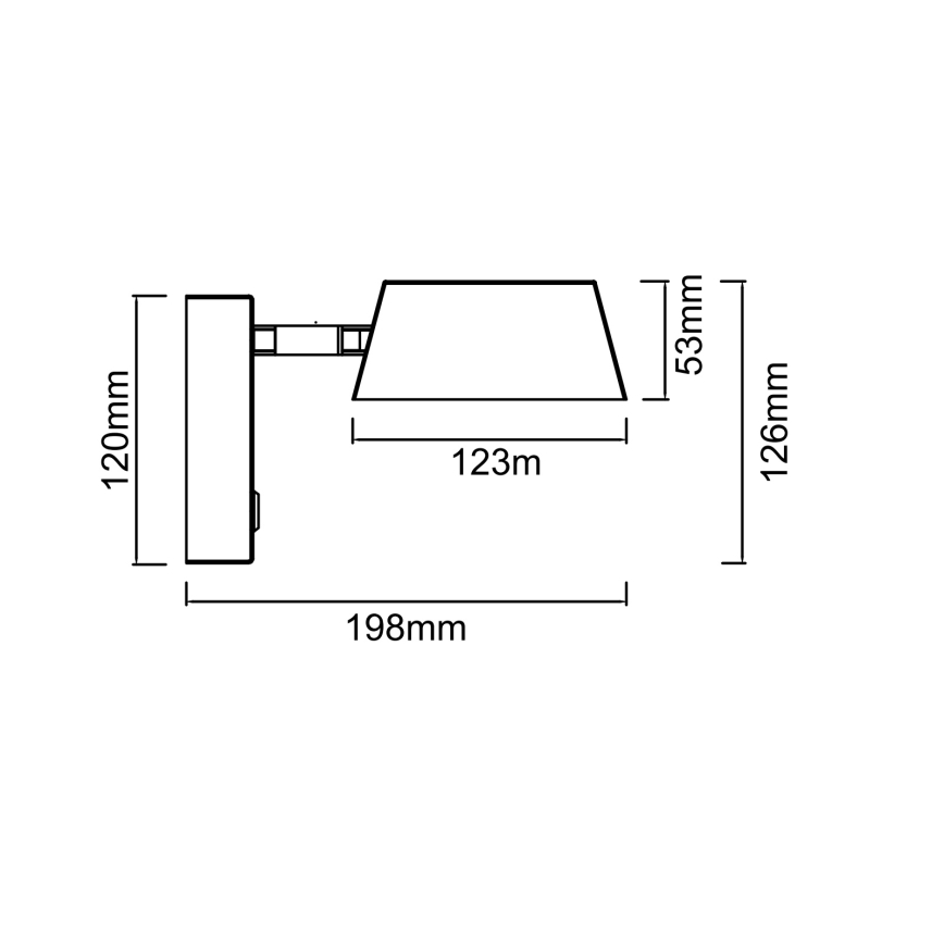 Open Design OR86539 - Aplique de pared LED TIMO LED/6W/230V 3000/4500/6500K latón