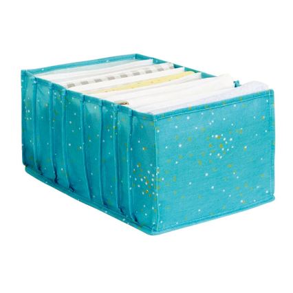 Organizador de armario 40x15x14 cm turquesa