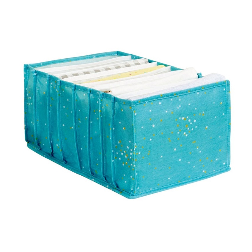 Organizador de armario 40x15x14 cm turquesa