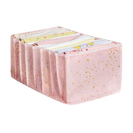 Organizador para armario 37,5x24,5x17,5 cm rosa