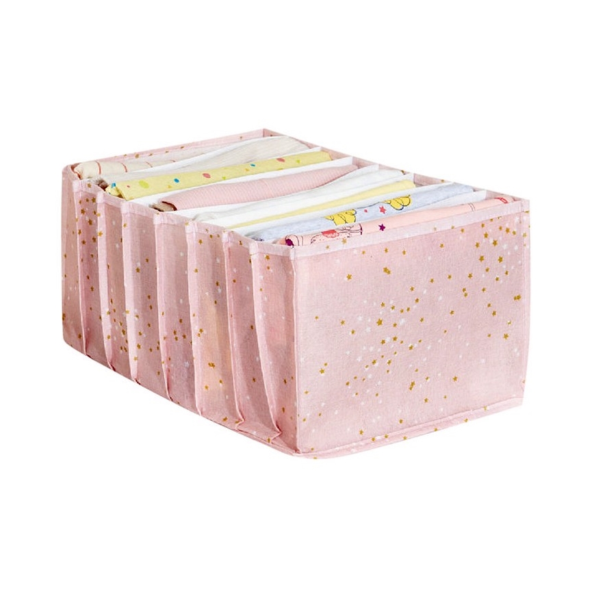 Organizador para armario 37,5x24,5x17,5 cm rosa