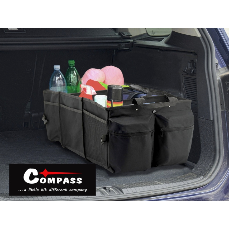 Organizador para maletero de coche 69x41 cm negro