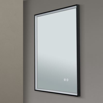 Espejo de pared LED calefactado para baño con retroiluminación FRAME LED/48W/230V 3000/4000/6000K 60x45 cm IP44