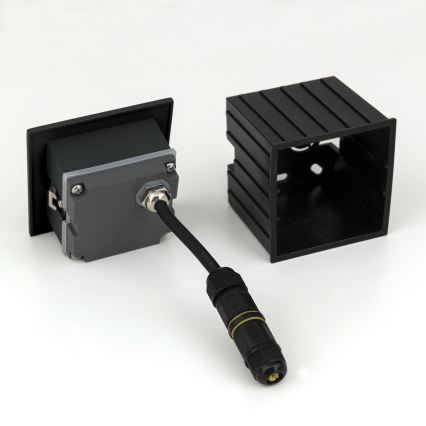 Lámpara empotrada LED LORO LED/2W/230V IP65 negra