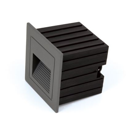 LED Lámpara empotrada LORO LED/2W/230V IP65 antracita