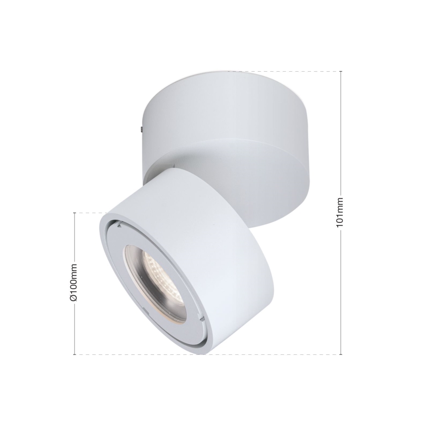 Foco de baño LED regulable HARVEY LED/15W/230V IP65 blanco
