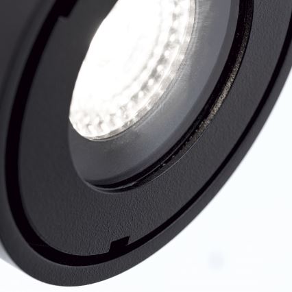 Foco de baño LED regulable HARVEY LED/15W/230V IP65 negro
