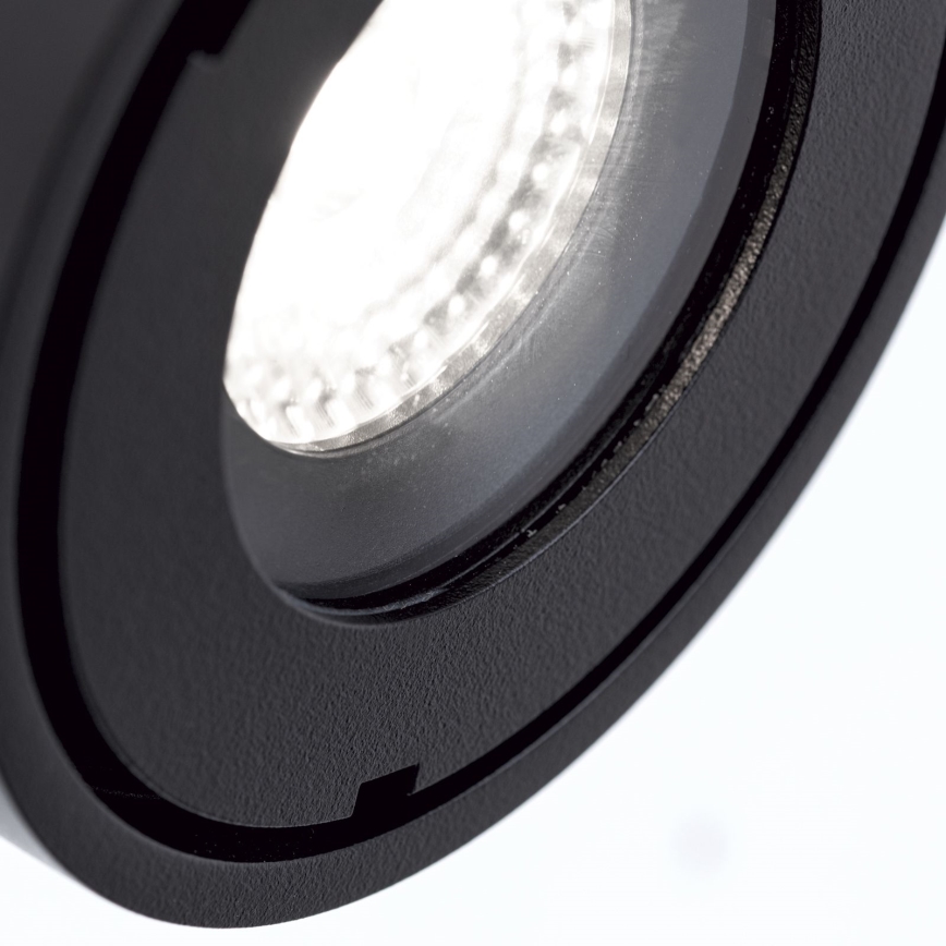 Foco de baño LED regulable HARVEY LED/15W/230V IP65 negro