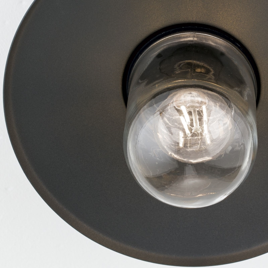 Lámpara de techo exterior de superficie EDWARD 1xE27/60W/230V IP44 antracita