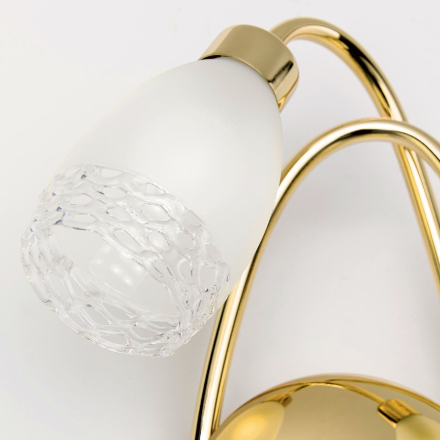 Aplique de pared CARLA 2xG9/28W/230V dorado