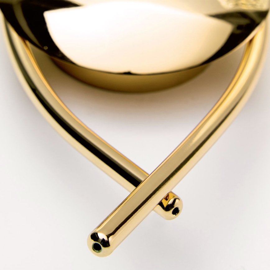 Aplique de pared CARLA 2xG9/28W/230V dorado