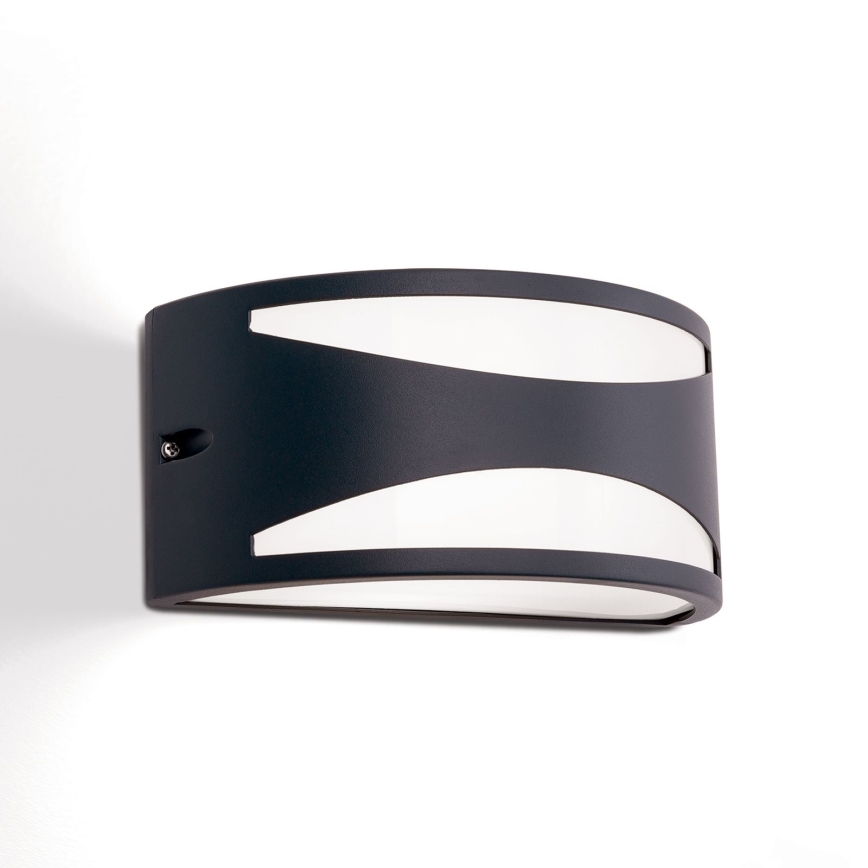 Aplique de pared exterior SHELL 1xE27/40W/230V IP54 antracita