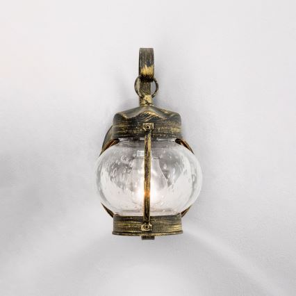 Lámpara de pared exterior TAVERNA 1xE27/60W/230V IP23 bronce/pátina