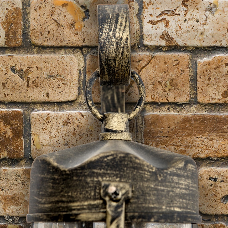 Aplique de pared exterior TAVERNA 1xE27/60W/230V IP23 bronce/pátina