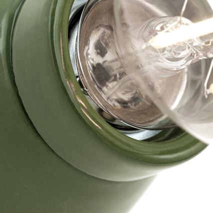 Aplique de pared FROST 1xE27/60W/230V verde